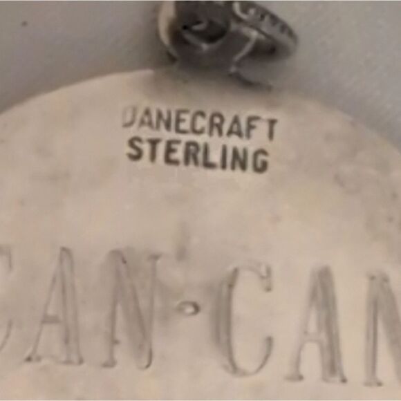 Vintage 70s Comedy Tragedy Drama sterling silver‎ pendant/charm lot - Picture 4 of 15